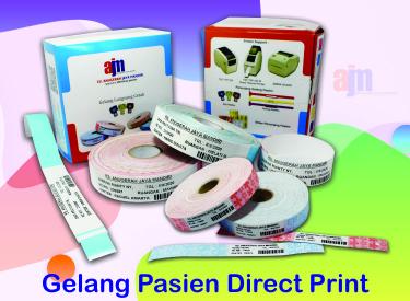 Gelang pasien direct print murah